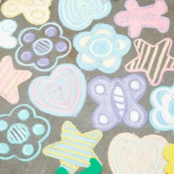 Colorations® Dust-Lite™ Sidewalk Chalk Art Starters - Set of 12