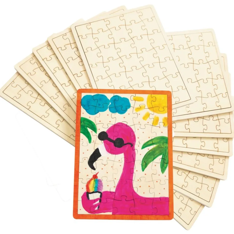 Colorations® DYO Wood Puzzle - Set of 12