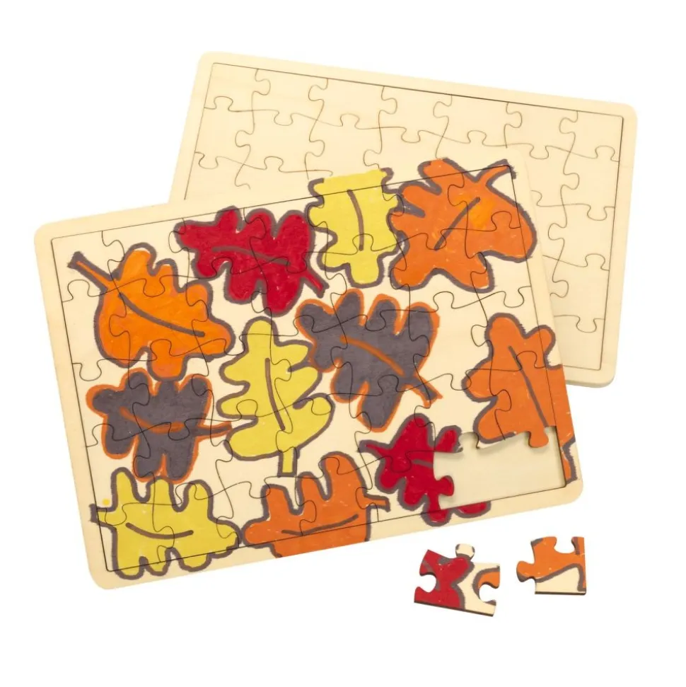Colorations® DYO Wood Puzzle - Set of 12