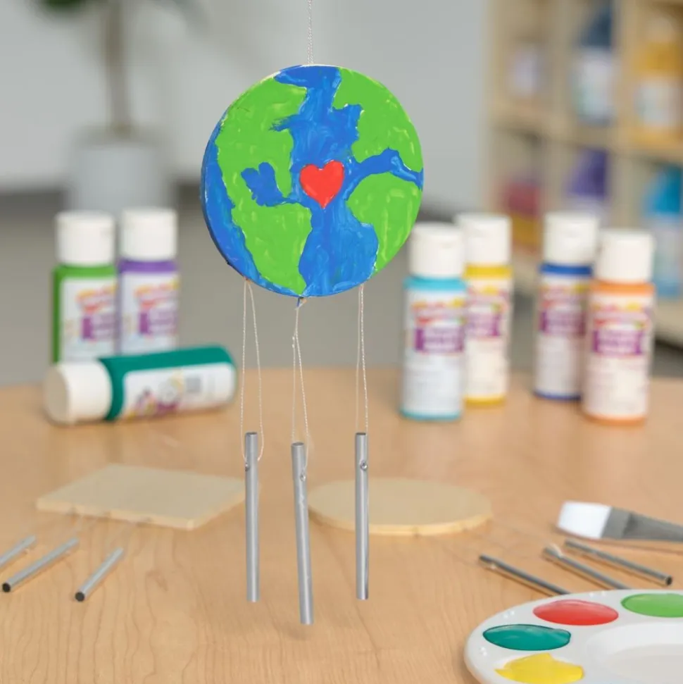Colorations® Earth Day Wind Chime Creations - Makes 12 Craft Kits