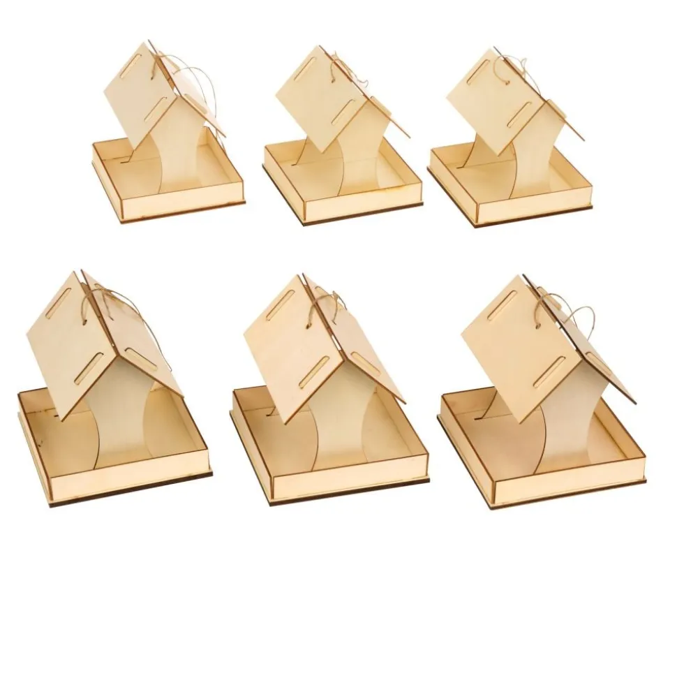 Colorations® Easy-Build Bird Feeder - Set of 6