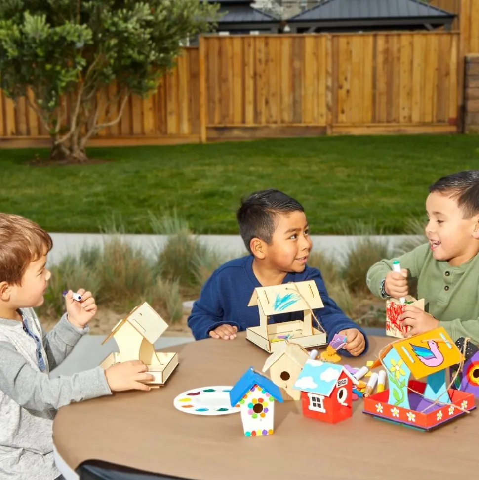 Colorations® Easy-Build Bird Feeder - Set of 6