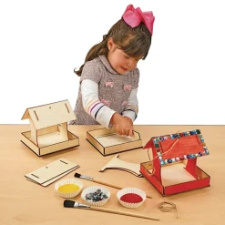 Colorations® Easy-Build Bird Feeder - Set of 6