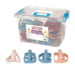Colorations® EasyGrip™ Alphabet Dough Cutters - Set of 26