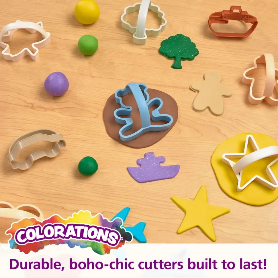 Colorations® Easy Grip Dough Cutters - Set of 12