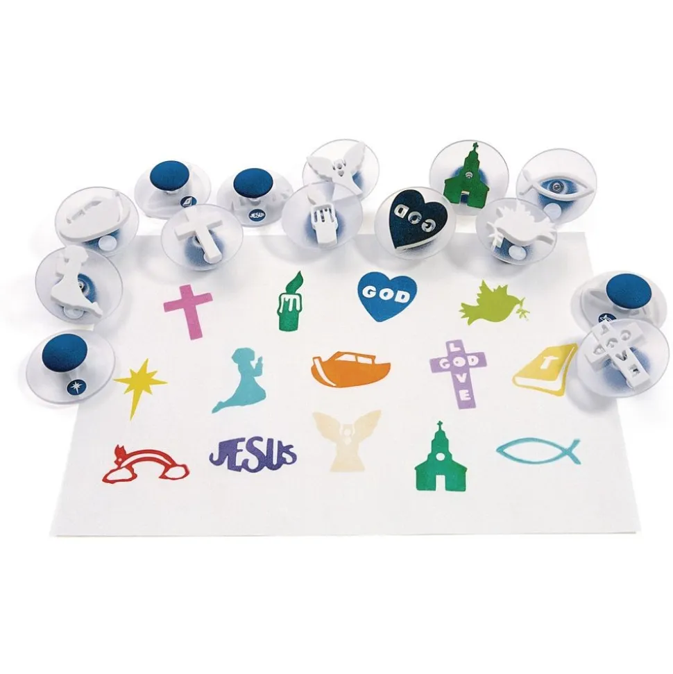 Colorations®14 Easy-Grip Inspirational Stampers