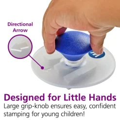 Colorations® Easy-Grip Stampers, Lowercase Alphabet - Set of 26