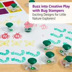 Colorations® Easy-Grip Stampers, Bug Story - Set of 12