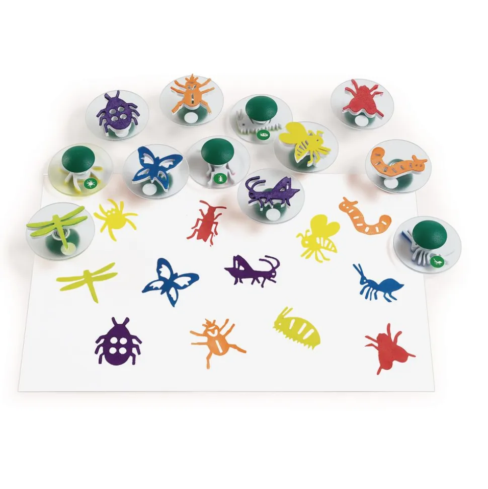 Colorations® Easy-Grip Stampers, Bug Story - Set of 12