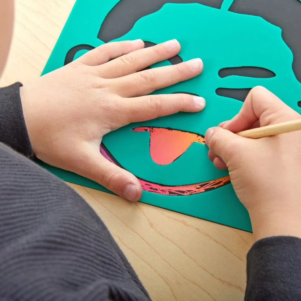 Colorations® Emotions Scratch Art Kit