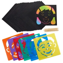 Colorations® Emotions Scratch Art Kit