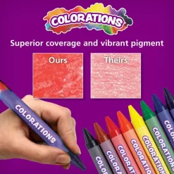 Colorations® Extra Large Crayons, Value Pack - Set of 200