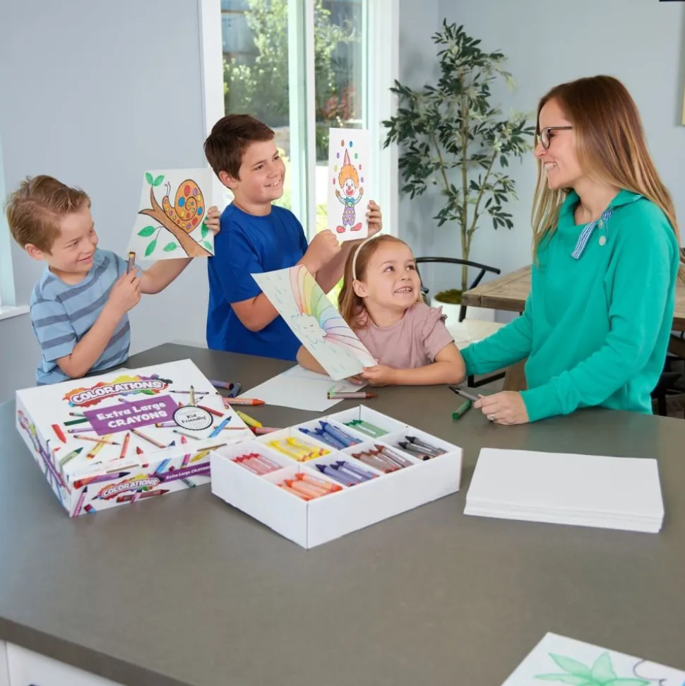 Colorations® Extra Large Crayons, Value Pack - Set of 200