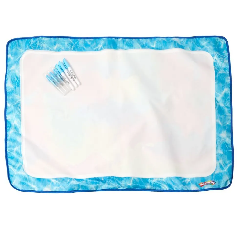 Colorations® Extra Large Water Doodle Mat with 6 Pens
