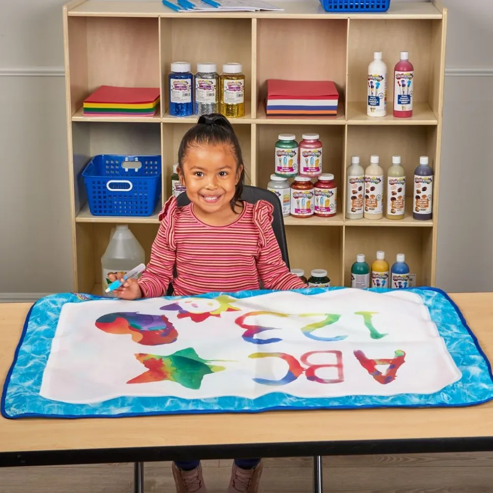 Colorations® Extra Large Water Doodle Mats, 4 mats with 6 Pens