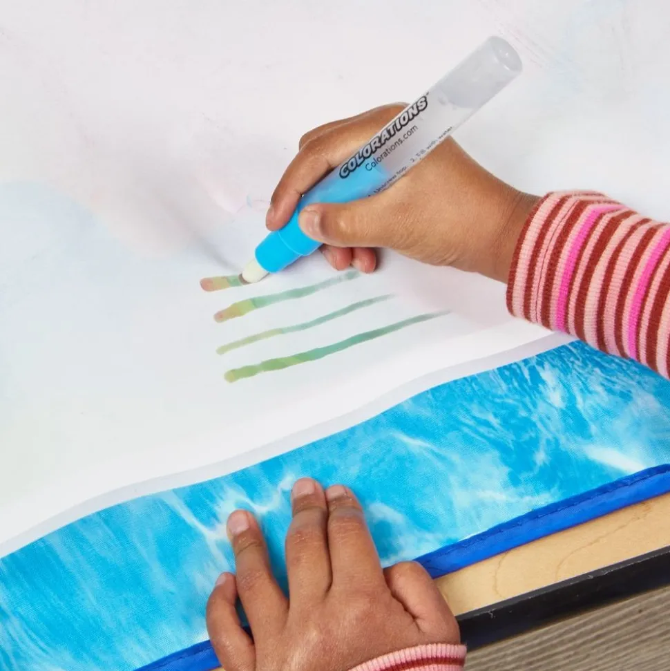 Colorations® Extra Large Water Doodle Mats, 4 mats with 6 Pens