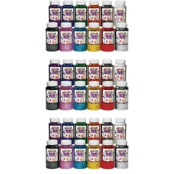Colorations® Extra-Safe Plastic Glitter, 3 lbs. - Set of All 12