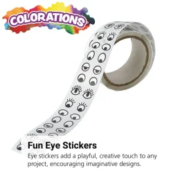 Colorations® Eye Stickers - 2000 Pieces