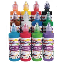 Colorations® Fabric Paint - Set of all 12