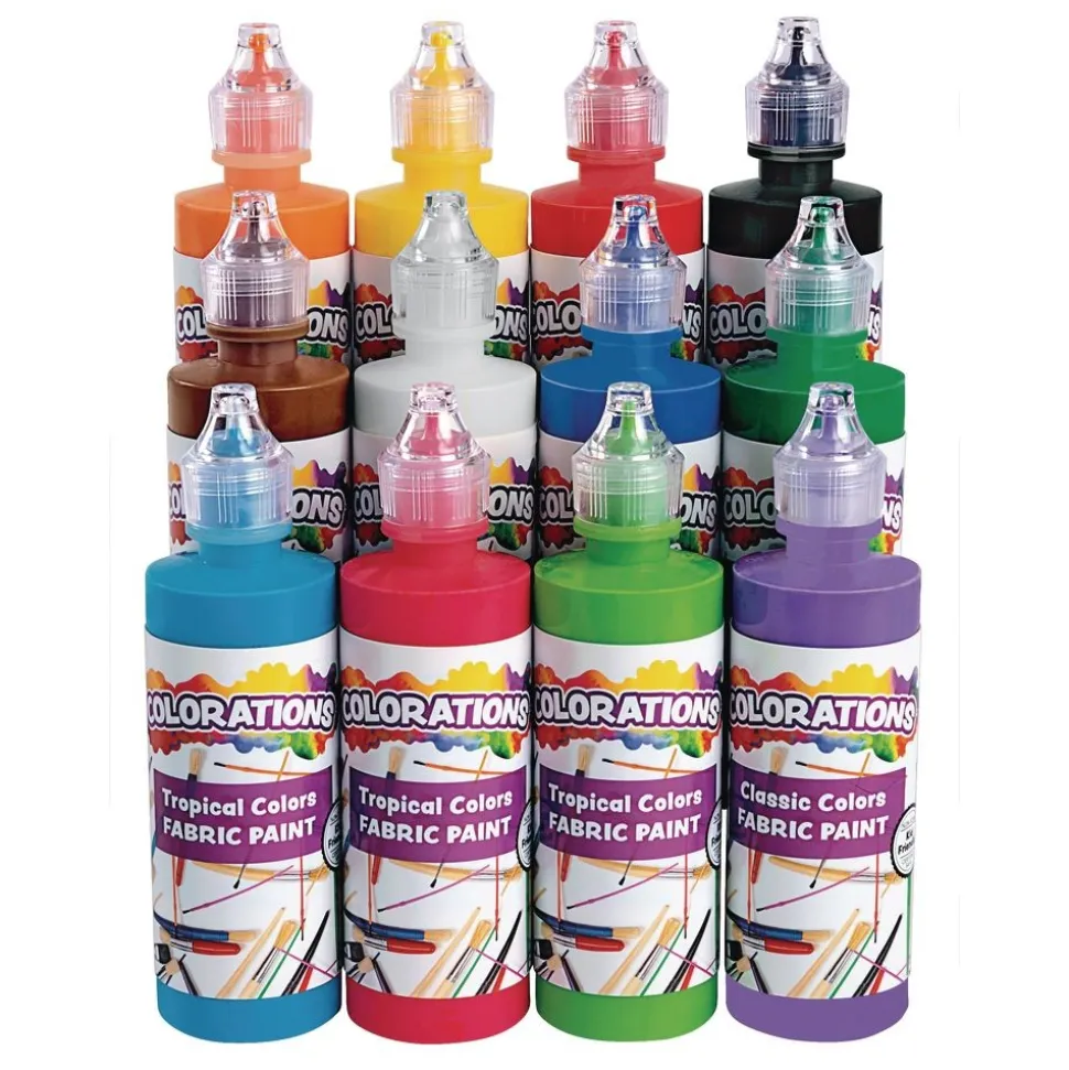 Colorations® Fabric Paint - Set of all 12