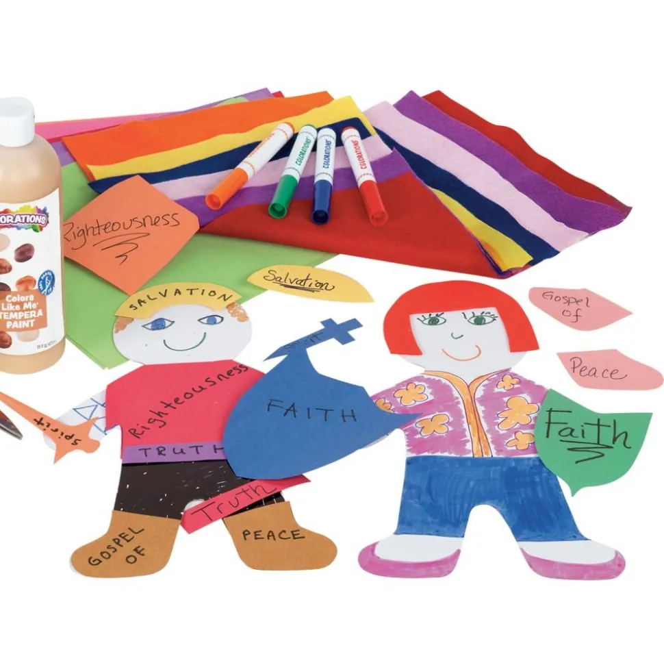 Colorations® Faith Based Character Figures Craft Kit - Makes 12 Crafts