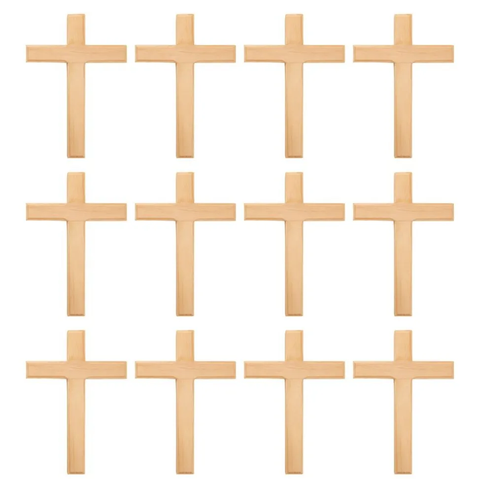 Colorations® Faith Based Floral Cross Craft Kit - Makes 12 Crafts