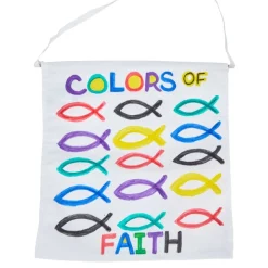Colorations® Faith Based Inspirational Banner Craft Kit - Makes 12 Crafts