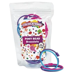 Colorations® Faith Based Message Bracelet Craft Kit - Makes 24 Crafts