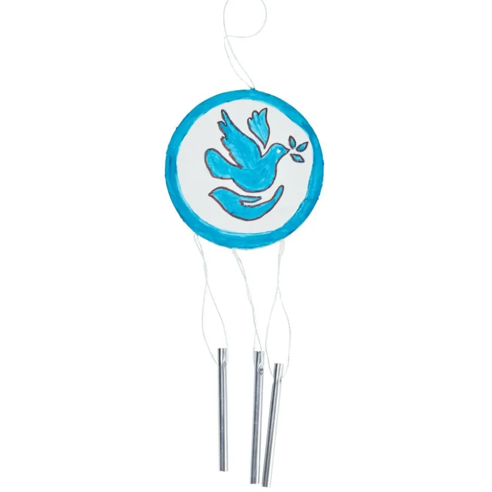 Colorations® Faith Based Peace Wind Chimes Craft Kit - Makes 12 Crafts