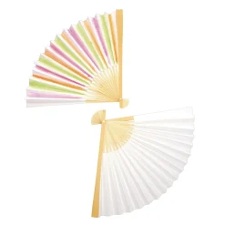 Colorations® Fantastic Blank Paper Fans - Set of 12