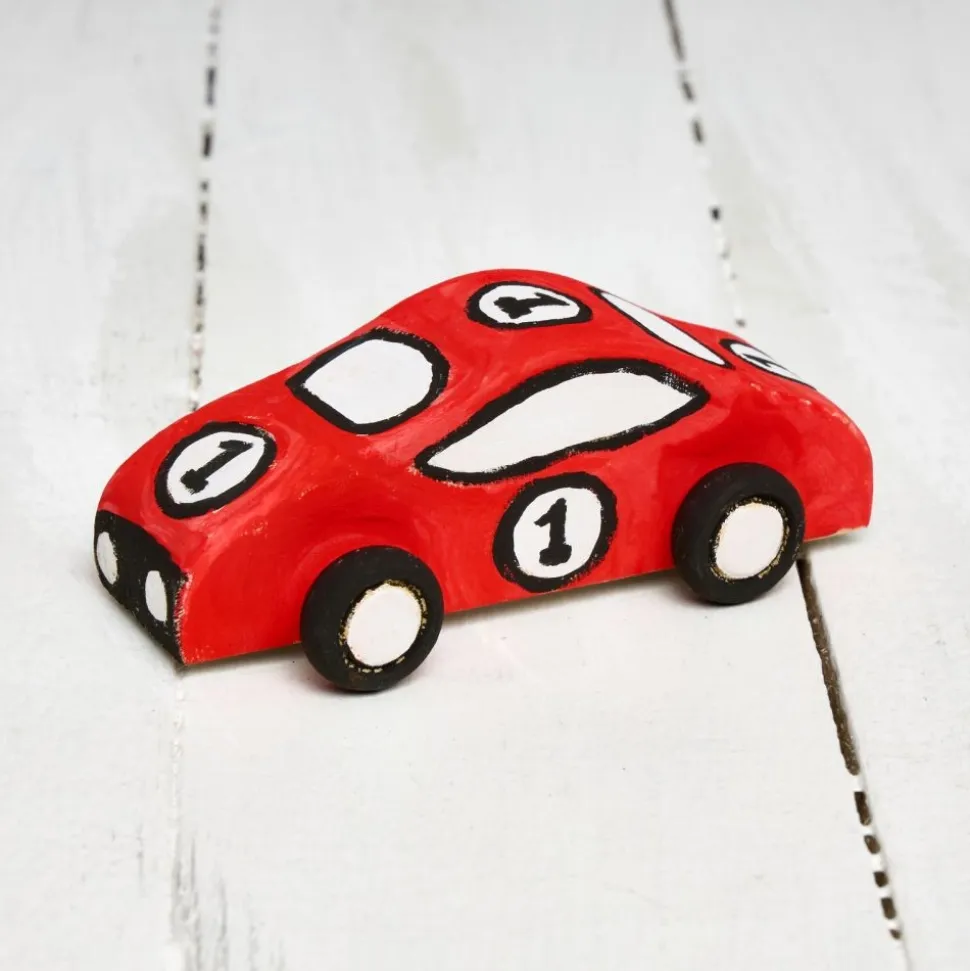 Colorations® Father’s Day Race Car Craft Kit - Makes 12 Crafts