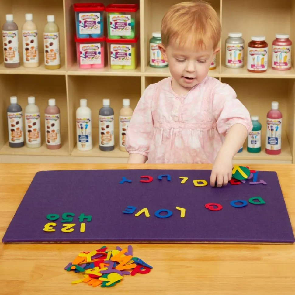 Colorations® Felt Letters and Numbers - 525 Pieces