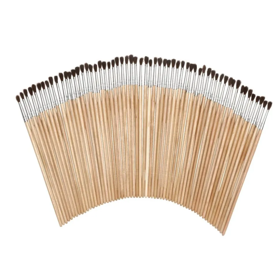 Colorations® Fine Line All-Purpose Easel Brush - Set of 60