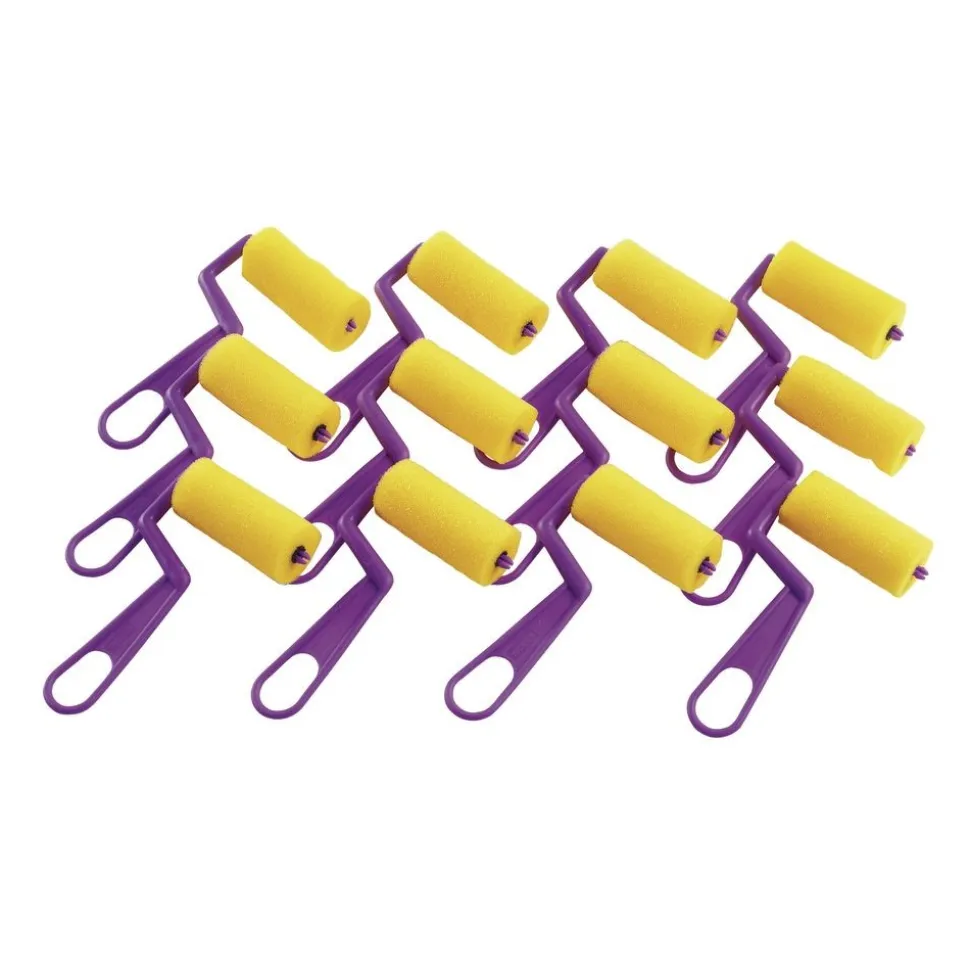 Colorations® Foam Paint Rollers - Set of 12