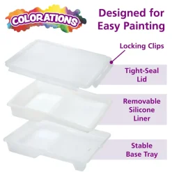 Colorations® Giant Long Handle Brush & Paint Tray Kit