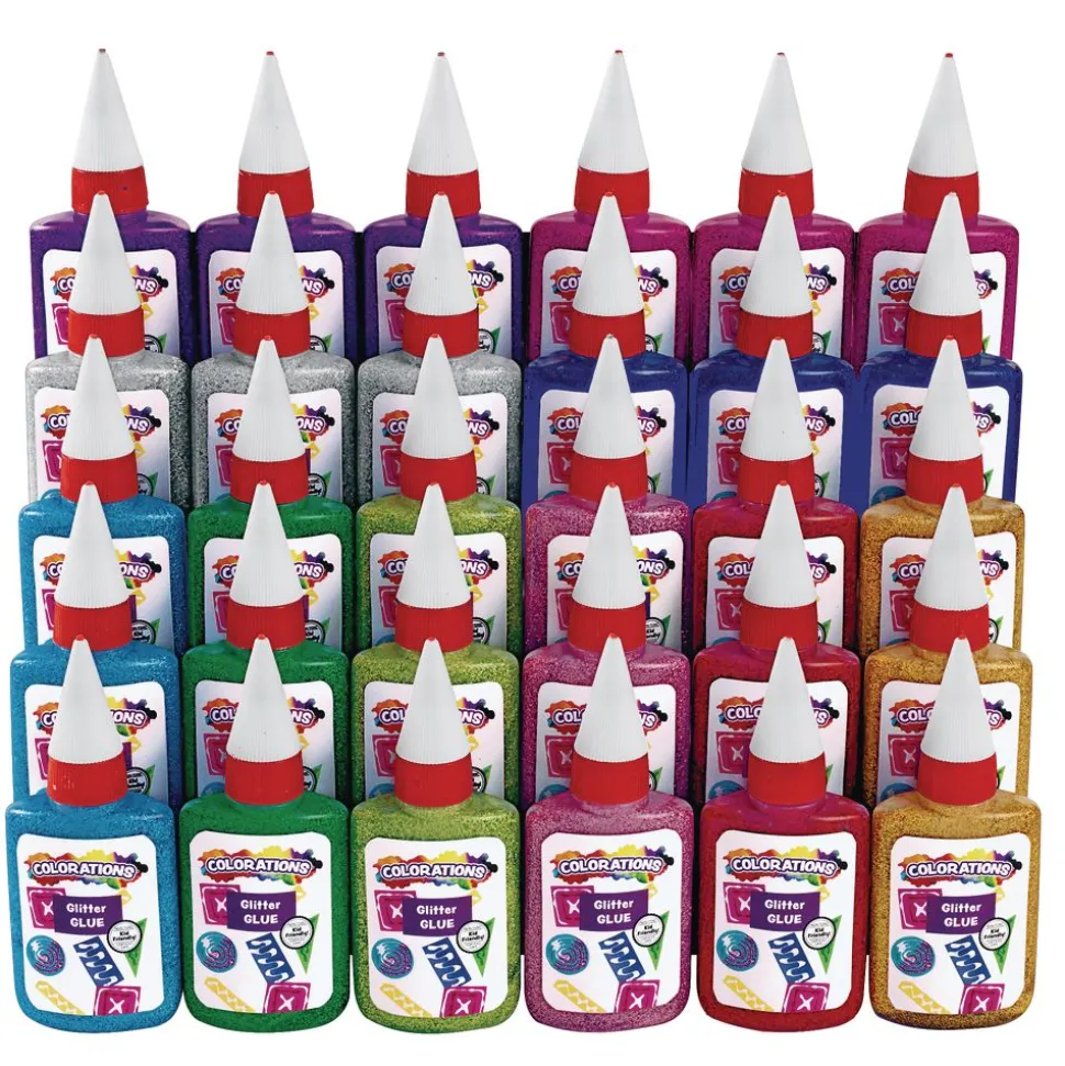 Colorations® Glitter Glue Classroom Pack - Set of 30