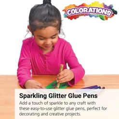 Colorations® Glitter Glue Pens - Set of 72