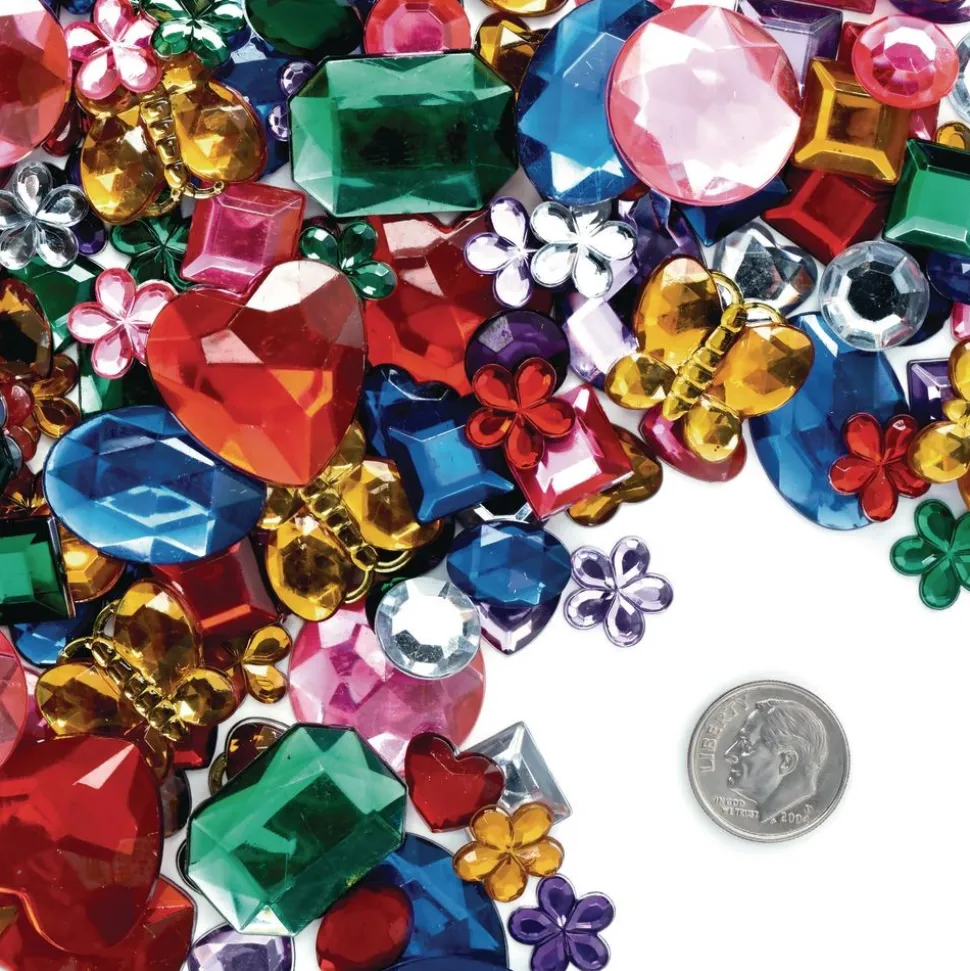 Colorations® Glittering Rhinestones Craft Jar