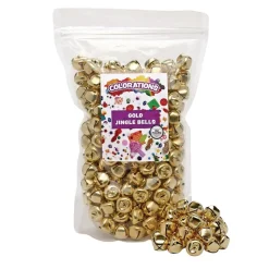 Colorations® Gold Jingle Bells - 150 Pieces