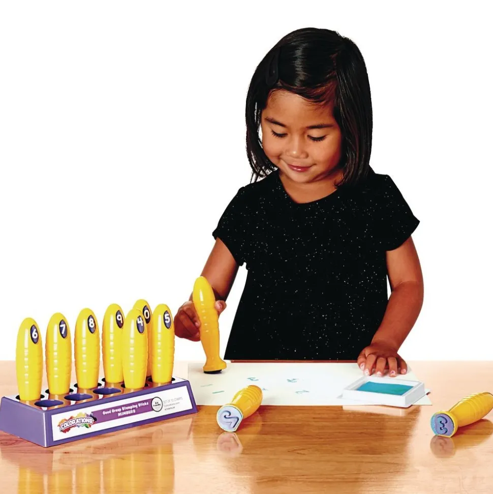 Colorations® Good Grasp Stamping Sticks - Numbers