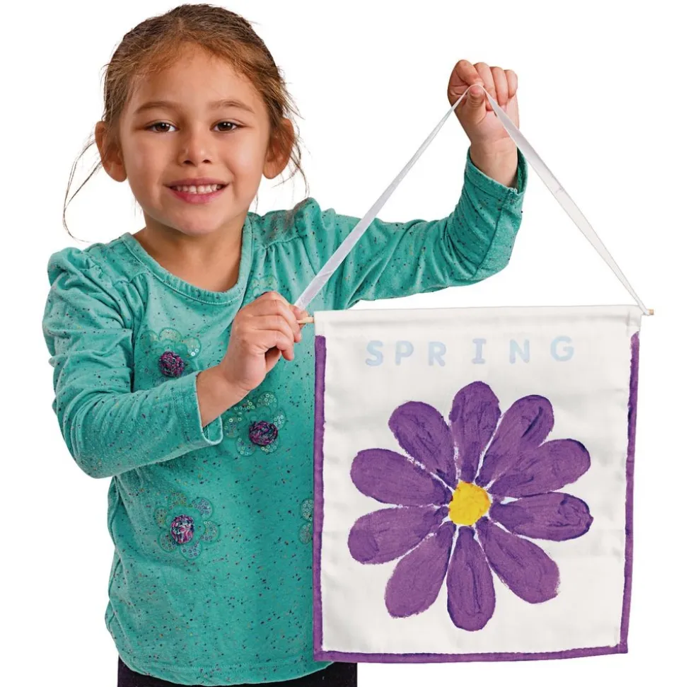 Colorations® Hanging Canvas Banners - Set of 12