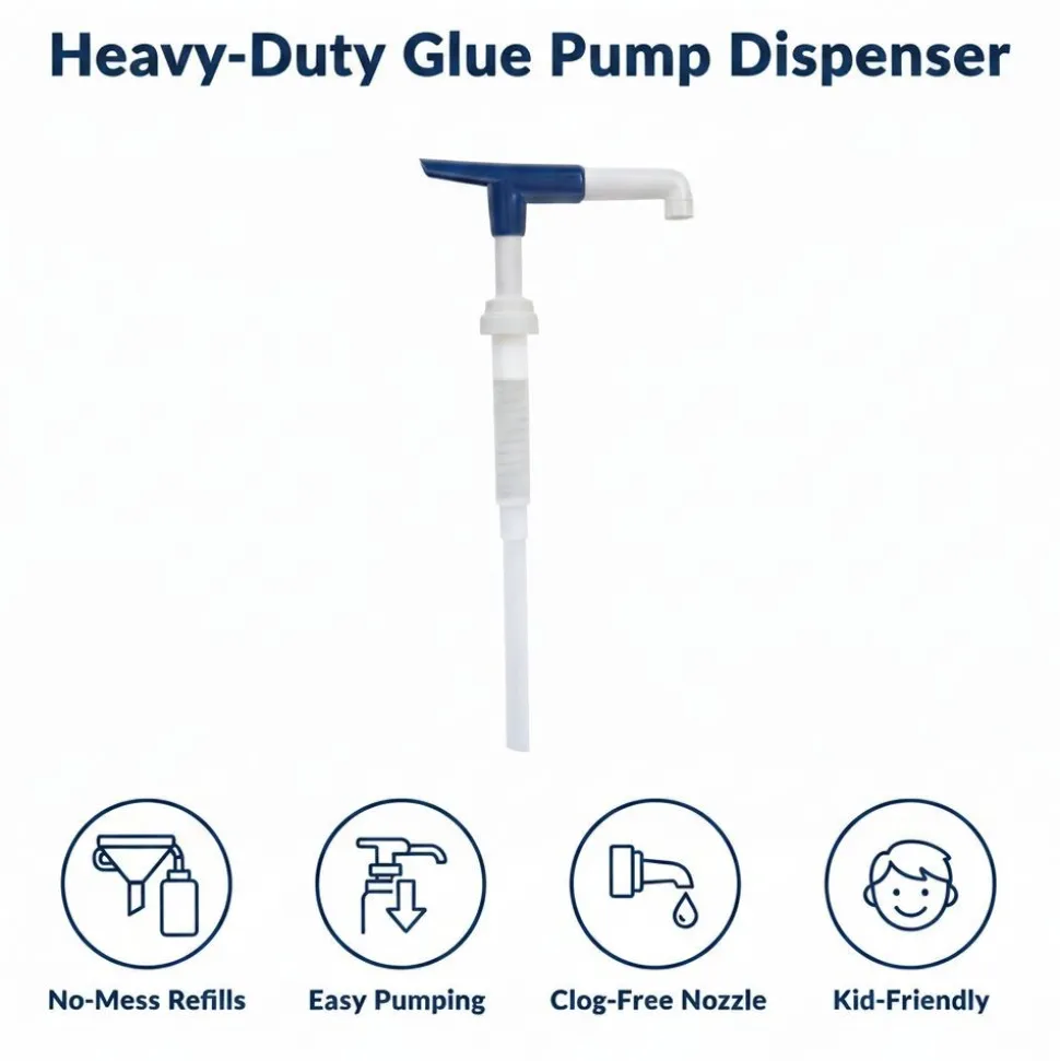Colorations® Heavy-Duty Glue Pump Dispenser Kit - Set of 3