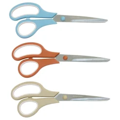 Colorations® Heavy-Duty Stainless Steel Scissors - Set of 3 in Boho Colors