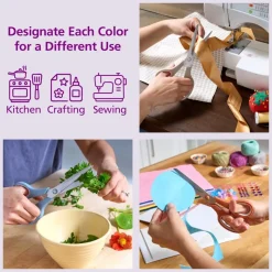 Colorations® Heavy-Duty Stainless Steel Scissors - Set of 3 in Boho Colors