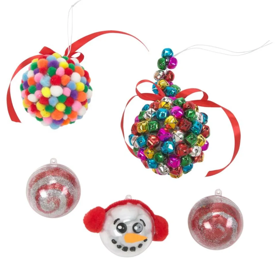 Colorations® Holiday Ornament Craft Kit - Makes 12 Crafts