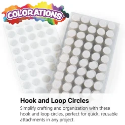 Colorations® Hook & Loop Circles Super Pack