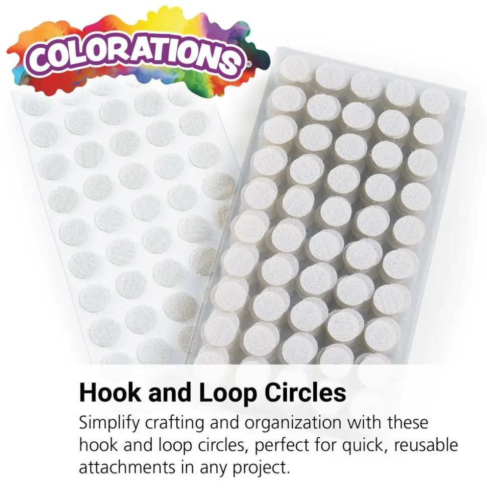 Colorations® Hook & Loop Circles Super Pack
