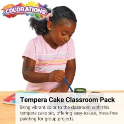Colorations® 36 Individual Tempera Cake Classroom Pack