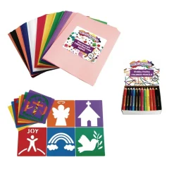 Colorations® Inspirational Stencil Art Kit