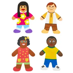 Colorations® Jumbo People Shape with Notepad - Set of 24